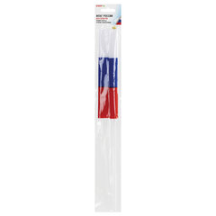 Флаг России ручной 20&times;30 см, без герба, с флагштоком, BRAUBERG/<wbr/>STAFF, 550181