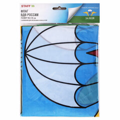 Флаг ВДВ России "НИКТО, КРОМЕ НАС!" 90&times;135 см, полиэстер, STAFF, 550232