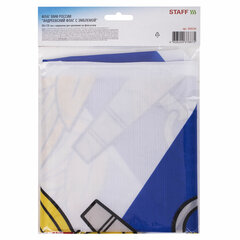 Флаг ВМФ России &laquo;Андреевский флаг с эмблемой&raquo; 90&times;135 см, полиэстер, STAFF, 550234