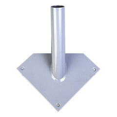 Кронштейн настенный для флага на одно древко, три точки крепления, металл