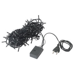 Электрогирлянда-нить комнатная &laquo;Стандарт&raquo; 10 м, 200 LED, мультицветная 220 V, контроллер, ЗОЛОТАЯ СКАЗКА, 591100