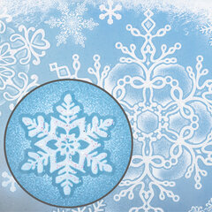 Украшение для окон и стекла ЗОЛОТАЯ СКАЗКА &laquo;Морозные узоры 4&raquo;, 30&times;38 см, ПВХ, 591226