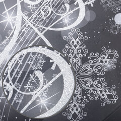 Украшение для окон и стекла ЗОЛОТАЯ СКАЗКА &laquo;Зимние узоры 1&raquo;, 30&times;38 см, ПВХ, 591243