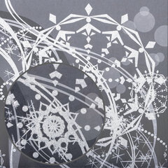 Украшение для окон и стекла ЗОЛОТАЯ СКАЗКА &laquo;Зимние узоры 2&raquo;, 30&times;38 см, ПВХ, 591244