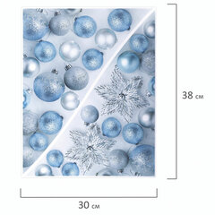Украшение для окон и стекла ЗОЛОТАЯ СКАЗКА &laquo;Зимнее волшебство 1&raquo;, 30&times;38 см, ПВХ, 591251