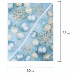 Украшение для окон и стекла ЗОЛОТАЯ СКАЗКА &laquo;Зимнее волшебство 4&raquo;, 30&times;38 см, ПВХ, 591254