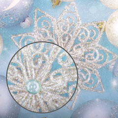 Украшение для окон и стекла ЗОЛОТАЯ СКАЗКА &laquo;Зимнее волшебство 4&raquo;, 30&times;38 см, ПВХ, 591254