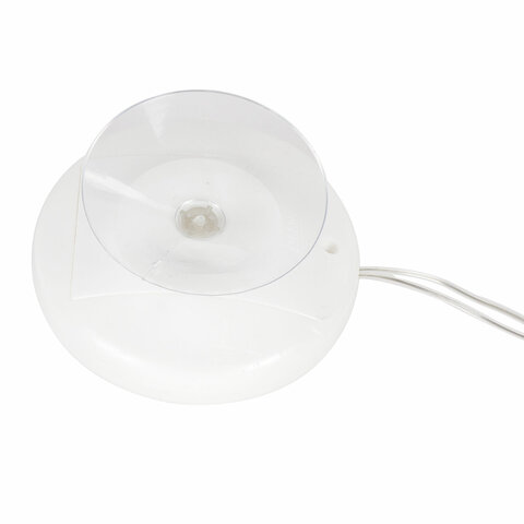 Световая фигура на присоске ЗОЛОТАЯ СКАЗКА "Звезда", 10 LED, на батарейках, теплый белый, 591278