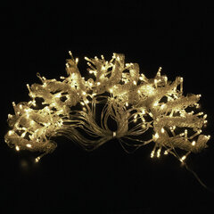 Электрогирлянда-занавес комнатная &laquo;Штора&raquo; 3&times;3 м, 196 LED, теплый белый свет, 220 V, ЗОЛОТАЯ СКАЗКА, 591352