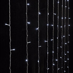 Электрогирлянда-занавес комнатная &laquo;Штора&raquo; 3&times;3 м, 196 LED, холодный белый свет, 220 V, ЗОЛОТАЯ СКАЗКА, 591353