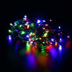 Электрогирлянда-нить комнатная &laquo;Стандарт&raquo; 10 м, 100 LED, мультицветная, 220V, контроллер, ЗОЛОТАЯ СКАЗКА, 591357