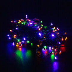 Электрогирлянда-нить комнатная &laquo;Стандарт&raquo; 20 м, 200 LED, мультицветная, 220 V, контроллер, ЗОЛОТАЯ СКАЗКА, 591358