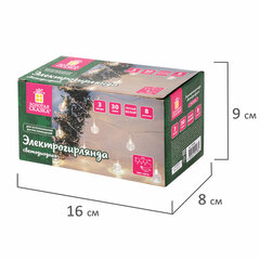 Электрогирлянда-нить комнатная &laquo;Bubble ball&raquo; 3 м, 30 LED, теплый белый, 220V, контроллер, ЗОЛОТАЯ СКАЗКА, 591364