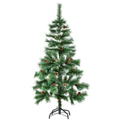 Ель новогодняя искусственная &laquo;Velvet Pinewood&raquo; 150 см, с инеем и шишками, ПВХ, ЗОЛОТАЯ СКАЗКА, 591703