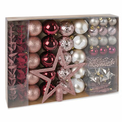 Шары новогодние ёлочные &laquo;Vine Delight&raquo; 50 предметов, винный/<wbr/>золото/<wbr/>серебро, ЗОЛОТАЯ СКАЗКА, 591718