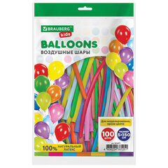 Шары воздушные для моделирования 5&times;150 см, 100 штук, ассорти, BRAUBERG KIDS, 591877