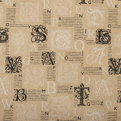 Бумага упаковочная подарочная &laquo;Kraft Unlimited&raquo;, 70&times;100 см, 10 дизайнов ассорти, ЗОЛОТАЯ СКАЗКА, 591913