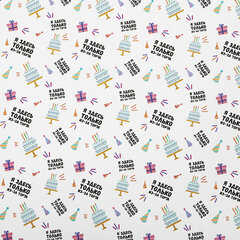 Бумага упаковочная подарочная мелованная &laquo;Funny Notes&raquo;, 70&times;100 см, 10 дизайнов ассорти, ЗОЛОТАЯ СКАЗКА, 591919