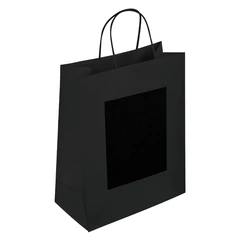Пакет подарочный КОМПЛЕКТ 7 штук, 26&times;13&times;32 см, скретч-слой + стилус, &laquo;Black Kraft&raquo;, ЗОЛОТАЯ СКАЗКА, 591970