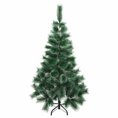 Ель новогодняя искусственная &laquo;Пушистая&raquo; 150 см, с инеем и шишками, зеленая, ЗОЛОТАЯ СКАЗКА, 592044