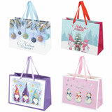 Пакет подарочный (1 штука) новогодний 27х11х20 см, "Artpaper Wide #1", ассорти, ЗОЛОТАЯ СКАЗКА, 592117