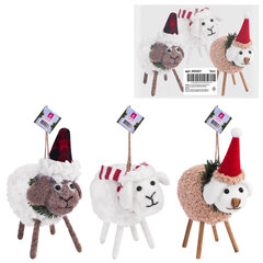 Украшение ёлочное (1 шт.) &laquo;Овечка&raquo;, 10&times;6&times;13 см, фланель, фетр, ассорти 3 дизайна, ЗОЛОТАЯ СКАЗКА, 592421