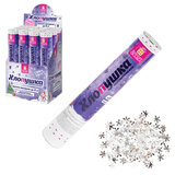 Хлопушка пневматическая 30 см "Снежинки", фольга, серебро, ЗОЛОТАЯ СКАЗКА, 592460