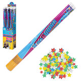 Хлопушка пневматическая 60 см "XXL ЗВЕЗДЫ", фольга, ассорти, ЗОЛОТАЯ СКАЗКА, 592466