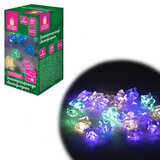 Электрогирлянда-нить комнатная "Звезды", 2 м, 20 LED, мультицветная, батарейки, ЗОЛОТАЯ СКАЗКА, 592477