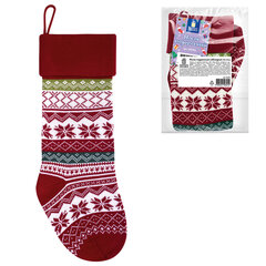 Носок новогодний для подарков, 23&times;2&times;54см, &laquo;Мечты сбываются&raquo;, полиэстер, ЗОЛОТАЯ СКАЗКА, 592505