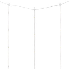 Электрогирлянда-занавес комнатная &laquo;Штора&raquo; 3&times;3 м, 300 LED, тёплый белый, USB, ЗОЛОТАЯ СКАЗКА, 592556