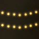 Электрогирлянда-нить комнатная "Шарики" 1,8 м, 16 LED, бронза, тёплый белый, батарейки, ЗОЛОТАЯ СКАЗКА, 592558