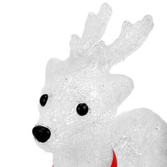 Фигурка LED &laquo;Олень&raquo;, 27 см, 24 LED, холодный белый, батарейки, ЗОЛОТАЯ СКАЗКА, 592560