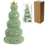 Украшение новогоднее интерьерное, 18 см, "Пушистая елочка", полиэстер, пенопласт, ЗОЛОТАЯ СКАЗКА, 592565