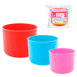 Форма для выпечки пасхального кулича силиконовая "ХВ", НАБОР 3 шт., 3 размера, ЗОЛОТАЯ СКАЗКА, 592643