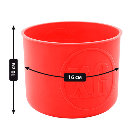 Форма для выпечки пасхального кулича силиконовая "ХВ", НАБОР 3 шт., 3 размера, ЗОЛОТАЯ СКАЗКА, 592643 - фото 4