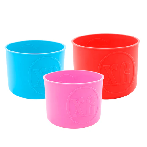 Форма для выпечки пасхального кулича силиконовая "ХВ", НАБОР 3 шт., 3 размера, ЗОЛОТАЯ СКАЗКА, 592643 - фото 3