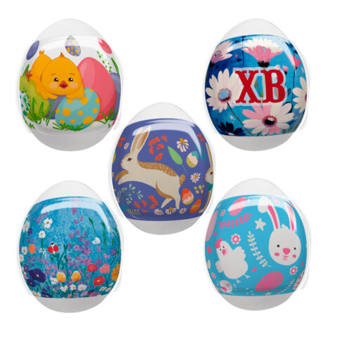 Термоплёнка для яиц пасхальная, 1 ЛЕНТА на 7 яиц, "Чудеса", ассорти, ЗОЛОТАЯ СКАЗКА, 592645