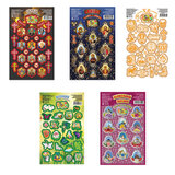 Наклейки пасхальные с тиснением "Пасхальные мотивы", дизайны ассорти, 0806, 0670, 0797, 0812, 0669