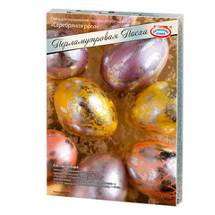 Красители пасхальные для яиц ЖИДКИЕ &laquo;Перламутровая Пасха&raquo;, 3 цвета в наборе, фольга, ассорти 81392