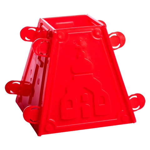 Пасочница пасхальная для приготовления творожной пасхи 900 г, с рецептом, пластик, 36312