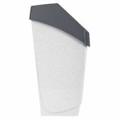 Ведро мусорное с КРЫШКОЙ (качающейся) 15 литров, &laquo;ХАПС&raquo;, 46&times;26&times;25 см, серое, IDEA, М 2471