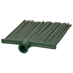 Метла синтетическая плоская 25&times;22 см, с черенком 120 см, еврорезьба, № 3, LAIMA EXPERT, 600385