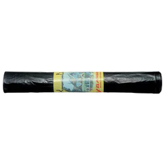 Мешки для мусора, 120 л, черные, в рулоне 10 шт., ПВД, 30 мкм, 70&times;110 см, КОНЦЕПЦИЯ БЫТА &laquo;Удачные&raquo;