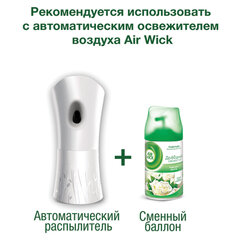 Сменный баллон 250 мл, AIRWICK "Нежные Цветы", для автоматических освежителей, универсальный