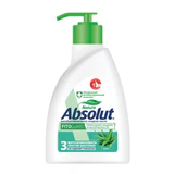 Мыло жидкое антибактериальное 250 мл ABSOLUT (Абсолют) "Алоэ", дозатор, не содержит триклозан, 5064