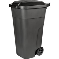 Контейнер 110 литров для мусора, с крышкой, на колесах, 84&times;54&times;58 см, пластиковый, PLAST TEAM, РТ9957