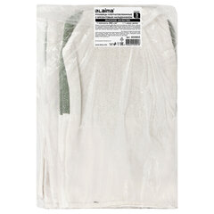 Рукавицы хлопчатобумажные, КОМПЛЕКТ 5 ПАР, плотность 380 г/<wbr/>м<sup>2</sup>, брезентовый огнеупорный наладонник, LAIMA, 600803