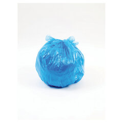 Мешки для мусора, 35 л, с ушками, синие, рулон 30 шт., ПНД, 10,5 мкм, 50&times;64 см, PACLAN &laquo;Multitop&raquo;