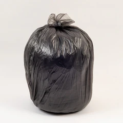 Мешки для мусора 60 л, черные, в рулоне 20 шт., ПНД, 7,4 мкм, 60&times;72 см, PACLAN &laquo;Standart&raquo;